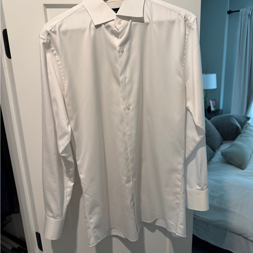 Proper Cloth Men's White Dress Shirt